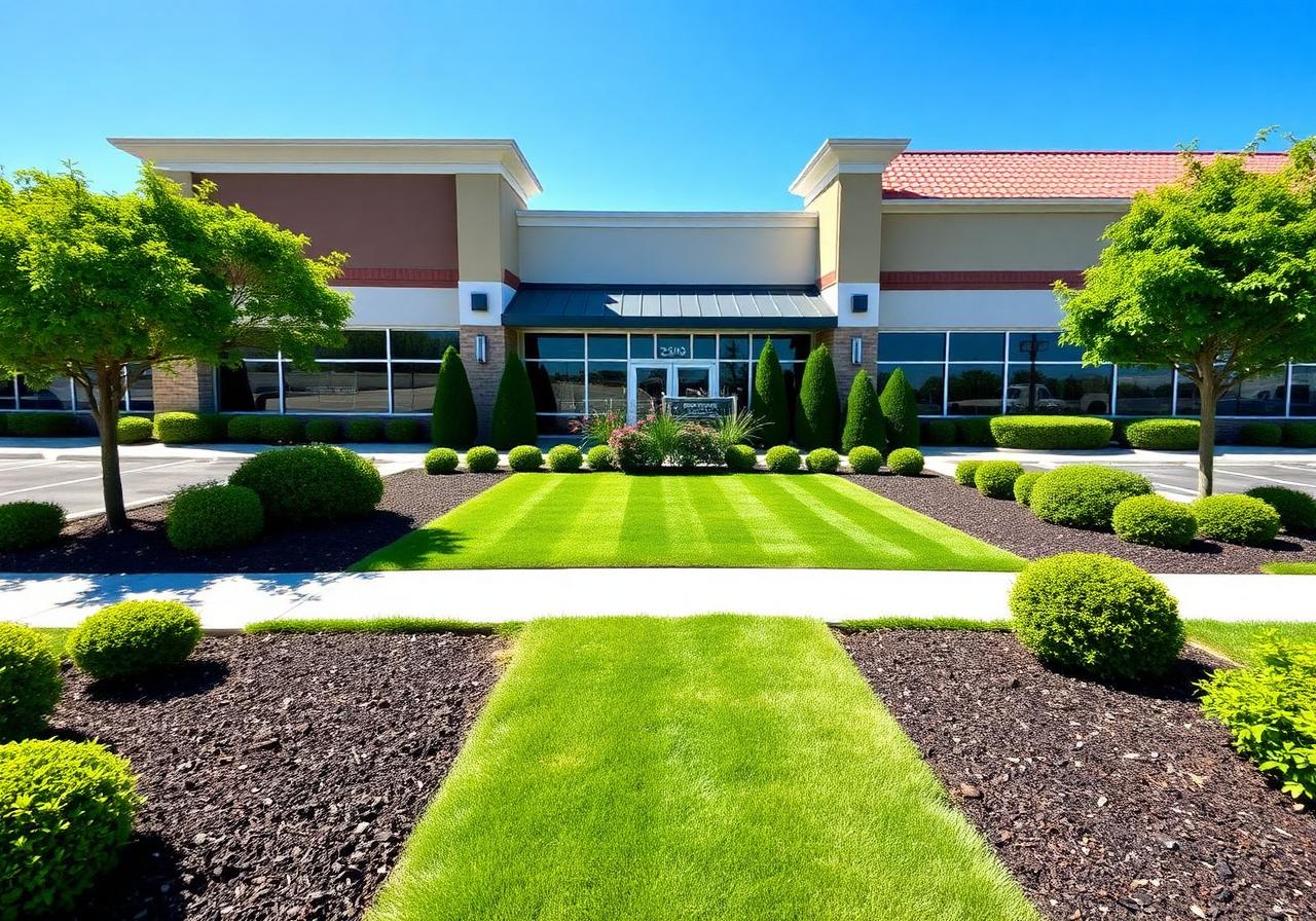 Retail center curb appeal — after